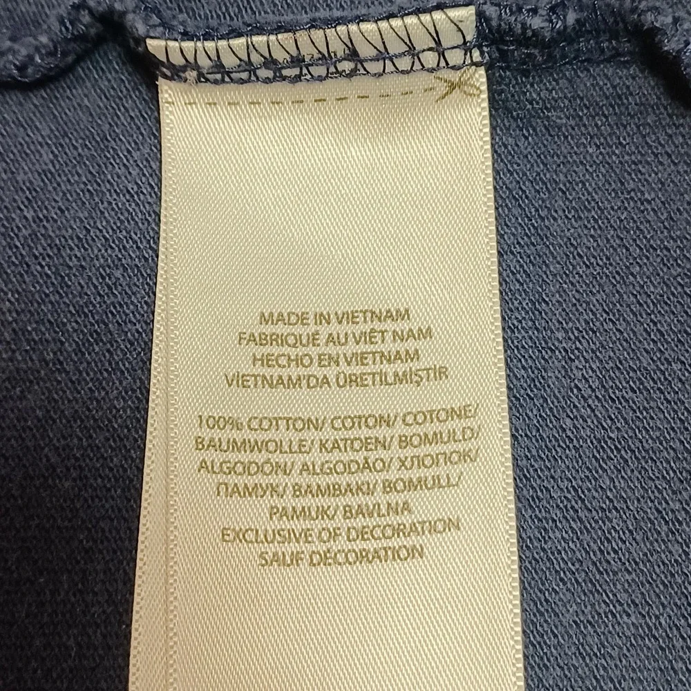 Polo Ralph Lauren Polo Shirt Mens XL Navy Blue Custom Slim Fit Cotton Pique Logo